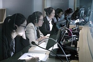 Interpreters at work at the United Nations